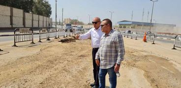 نائب محافظ القاهرة يتابع رفع كفاءة الخط