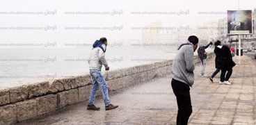 سوء الأحوال الجوية بالإسكندرية