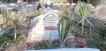 قبر الشهيد عبدالرحمن حسين فى قرية «المنسترلى»