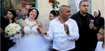 حفل زفاف لعربي مسلم على إسرائيلية يهودية