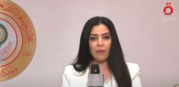 الإعلامية أمل الحناوي موفدة قناة القاهرة الإخبارية