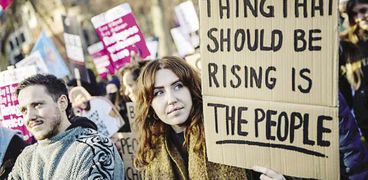 احتجاجات في بريطانيا على غلاء المعيشة