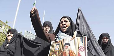 مظاهرة فى إيران للهجوم على السعودية بعد «حادثة منى» «أ.ف.ب»