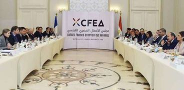 جانب من اجتماع المجلس التجاري المصري الفرنسي
