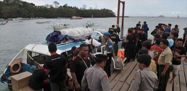حادث  انفجار محرك سفينة سياحية في بالي