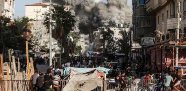 قطاع غزة آثر هجمات الاحتلال الإسرائيلي