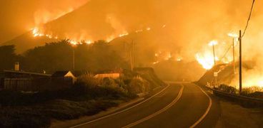 حرائق الغابات بـ كاليفورنيا