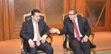 سعفان في لقائه مع وزير العمل العراقي