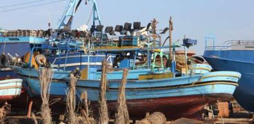 مراكب الصيد بالبرلس في كفر الشيخ