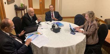 جلسة مباحثات بين المنتدى العربي للمياه والمسؤولة الأممية