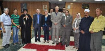 محافظ الوادي الجديد يستقبل رئيس الإذاعة المصرية