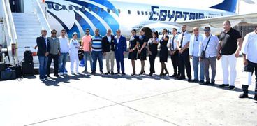 مصر للطيران تنظم رحلة تعريفية لوكلاء السياحة  والإعلاميين بالسعودية