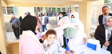 الحملة القومية للتطعيم ضد مرض شلل الأطفال في الشرقية