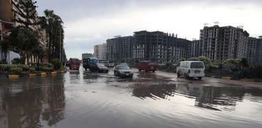 سقوط أمطار على القاهرة