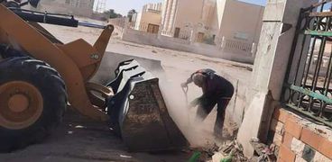 أعمال تجميل ونظافة الأحياء بمدينة طور سيناء