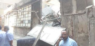سقوط سقف حديد متهالك بمخزن القطن لشركة سيتيا شرق الإسكندرية بدون إصابات