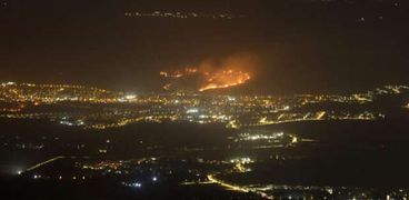 اندلاع النيران شمال إسرائيل