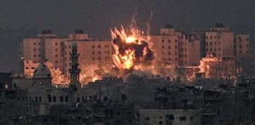 قصف كنيسة بوفيليوس بغزة