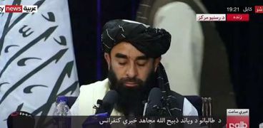 ذبيح الله مجاهد، المتحدث باسم حركة «طالبان»