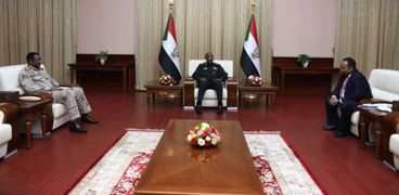 جلسة اجتماع حمدوك والبرهان (وكالة الأنباء السودانية)