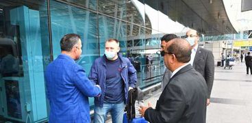 استقبال الوفد الروسي بمطار القاهرة