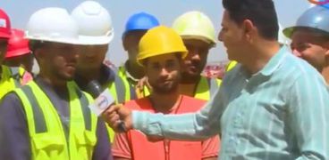 كاميرا «dmc» تلتقي بعدد من عمال مصر بالعاصمة الإدارية الجديدة