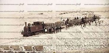 قطار داخلي في مدينة الغردقة عام ١٩١٢