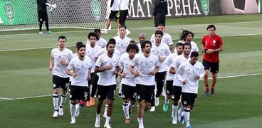 استعدادات منتخب مصر لمباراة أوروجواي