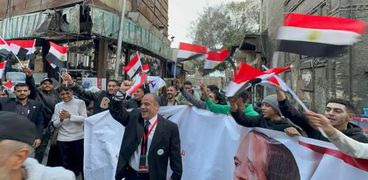 احتفالات المصريين بالانتخابات الرئاسية