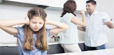 تتسبب مشاكل الطلاق فى إحداث اضطرابات نفسية للأطفال
