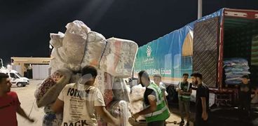 المساعدات الإنسانية في غزة