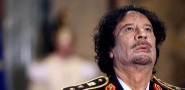 الرئيس الليبي السابق معمر القذافي
