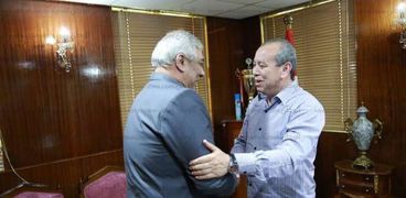 محافظ كفرالشيخ يستقبل اللواء خالد مرسي رئيس مدينة دسوق الجديد