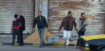 حملة لإيفاف أعمال البناء المخالف بحي المنتزه ثان في الإسكندرية