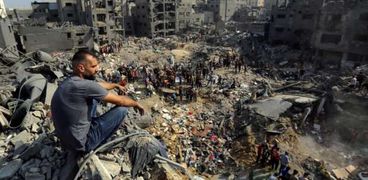 آثار العدوان على غزة.. أرشيفية