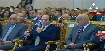 جانب من احتفال إعلان تعداد سكان مصر 2017