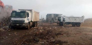 رئيس المحلة:235 طن من المخلفات من مصنع التدوير ونقلها إلي السادات