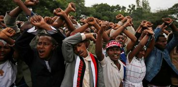 ممظاهرات فى إثيوبيا ..صورة أرشيفية