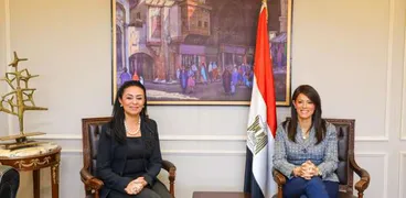 الدكتورة رانيا المشاط ومايا مرسي