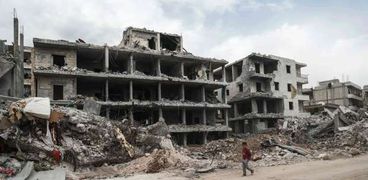 أثار الدمار في سوريا