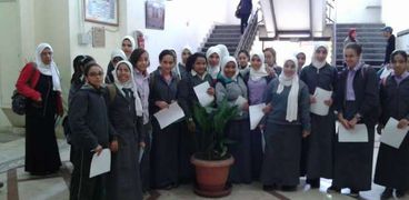 زيارة مدرسة توفيق الحكيم الإعدادية بنات لعلوم الإسكندرية