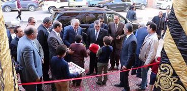 بالصور| محافظ الفيوم يفتتح المقر الجديد لائتلاف "دعم مصر"