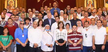 وفد جاليات مصر بالخارج في زيارة إلى كاتدرائية ميلاد المسيح و«الإدارية»