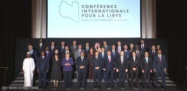 قادة الدول في مؤتمر باريس حول ليبيا