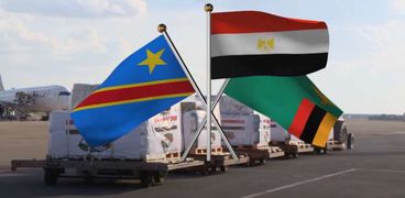 وصول شحنة المساعدات المصرية للكونغو وزامبيا