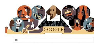 جوجل يحتفل بوفاة شكسبير