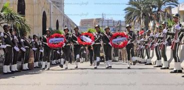 بالصور| تشييع جنازة المقدم شريف محمد عمر في الإسكندرية