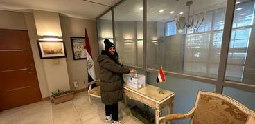 جانب من تصويت المصريين بالخارج