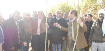 ابوستيت : يبحث زراعة القصب بالشتلات والري تحت التربة لأول مرة في مصر