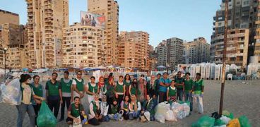 تنظيف شواطئ الإسكندرية